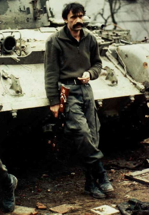 Một binh lính xe tăng của lực lượng Croatia. Nguồn ảnh: Proboard.