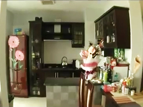 Một góc nhà bếp nhỏ nhắn, gọn gàng, tiện nghi trong nhà Thanh Hằng.