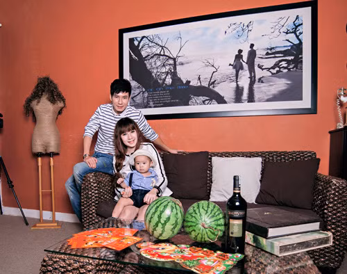 Mỗi căn phòng được bài trí và thiết kế với phong cách, màu sắc khác nhau.