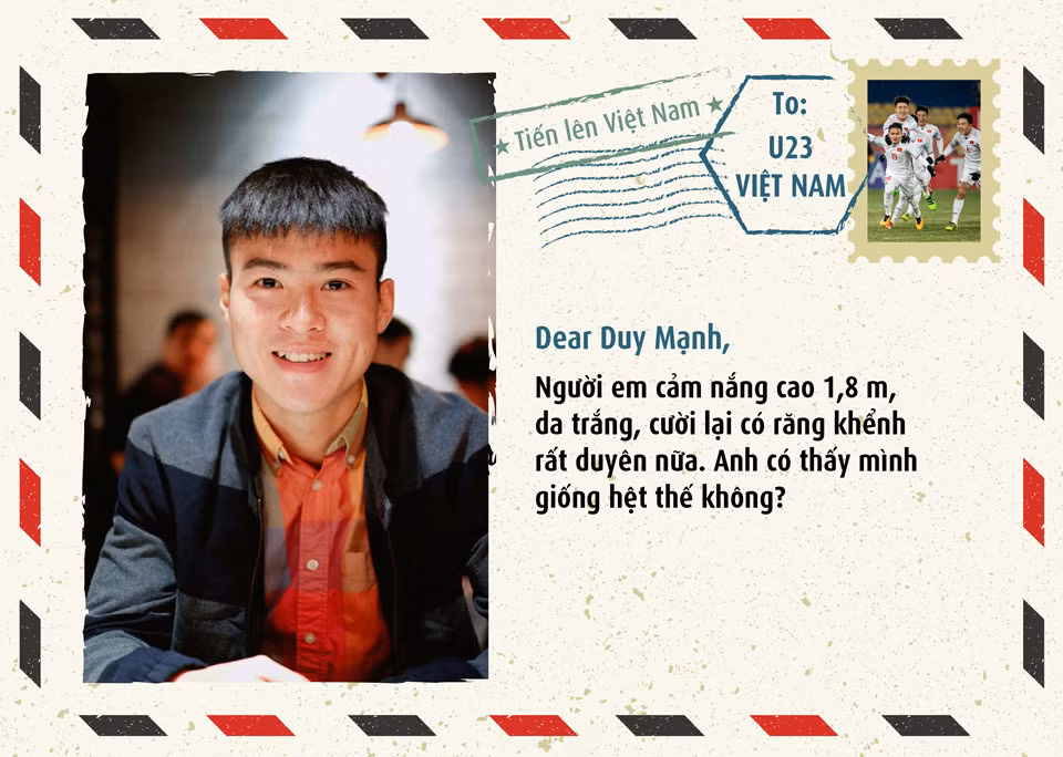 Ngoại hình của đội phó Duy Mạnh thuộc hàng "top" trong dàn cầu thủ U23 Việt Nam. Ít ai biết anh chàng cao 1,8 m này ngoài chơi bóng giỏi còn nấu ăn rất ngon.