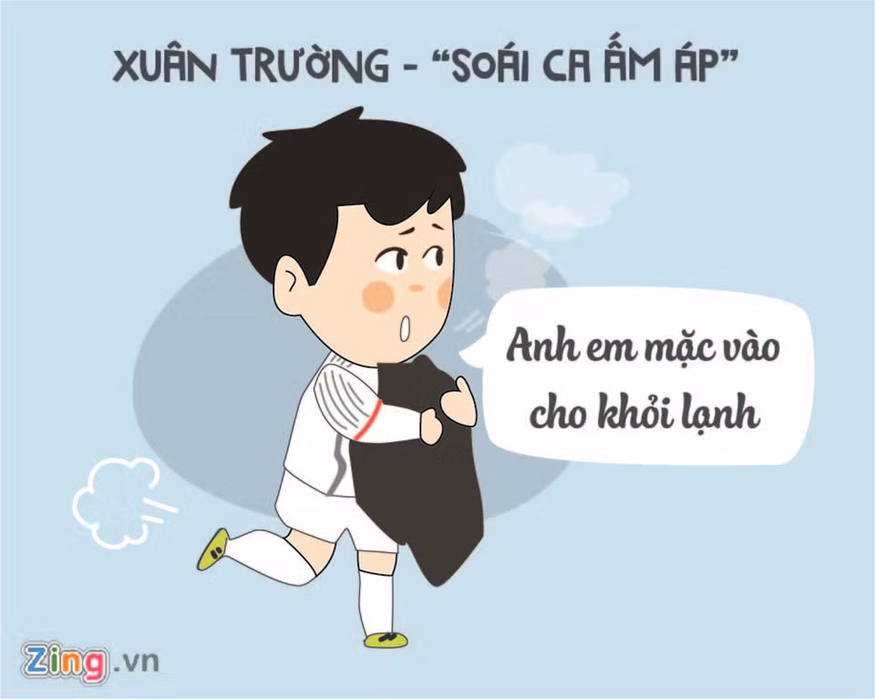 Xứng đáng là đội trưởng của U23 Việt Nam, Xuân Trường có cách cư xử đầy điềm tĩnh và ấm áp. Nhiều người phát hiện ra trong trận bán kết, anh chàng đã ra ngoài sân để mang áo ấm vào cho đồng đội vì trời khá lạnh. Sự quan tâm tinh tế, ân cần của Lương Xuân Trường nhanh chóng khiến nhiều cô nàng "đổ gục". Không phải ai khác, Xuân Trường chính là hình mẫu bạn trai mà các cô gái đang tìm kiếm.