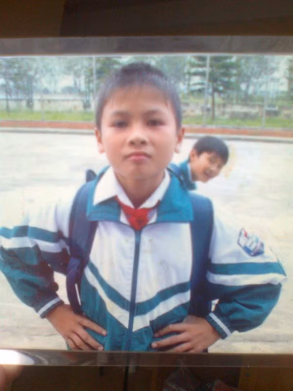 Quang Hải từ bé đã có gương mặt rất dễ thương.