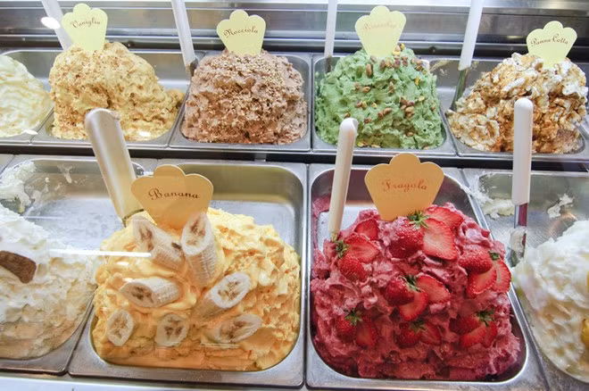  Kem Gorgonzola Gelato (Ý): Khó có thể từ chối thưởng thức bất cứ vị kem Gorgonzola Gelato ngon tuyệt nào. Ảnh: Walksofitaly.