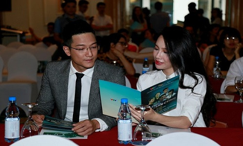 Diễn viên Chí Nhân - Minh Hà.