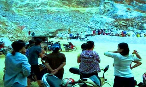 Nơi xảy ra vụ tai nạn thương tâm.