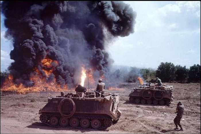 Sau khi miền Nam hoàn toàn giải phóng, nhiều chiếc M132A1 Zippo đã được Quân đội nhân dân Việt Nam thu làm chiến lợi phẩm và đã sử dụng trên chiến trường Tây Nam chống lại tập đoàn diệt chủng Pol Pot.