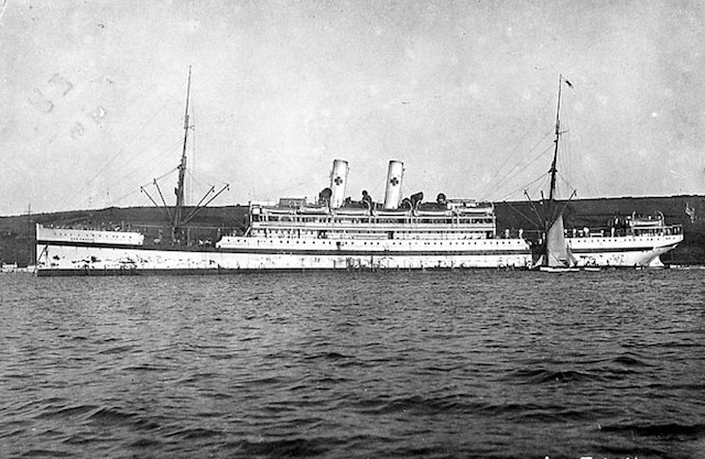 Theo đó, con tàu thuộc Hội Chữ thập Đỏ của Mỹ đã sang châu Âu lần đầu tiên vào tháng 9/1914 với 30 bác sĩ, 125 y tá cùng hàng ngàn tấn vật tư y tế để giúp đỡ, chăm sóc những người bị thương.