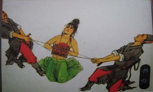 Kẹp ngón tay là một trong những hình thức tra tấn rùng rợn ở Trung Quốc thời phong kiến. Nguyên do là vì phạm nhân sẽ bị kẹp các đầu ngón tay trong quá trình tra khảo, xét xử.