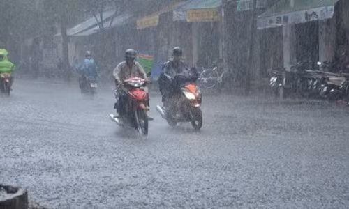 Hà Nội hôm nay sẽ có mưa vừa, mưa to