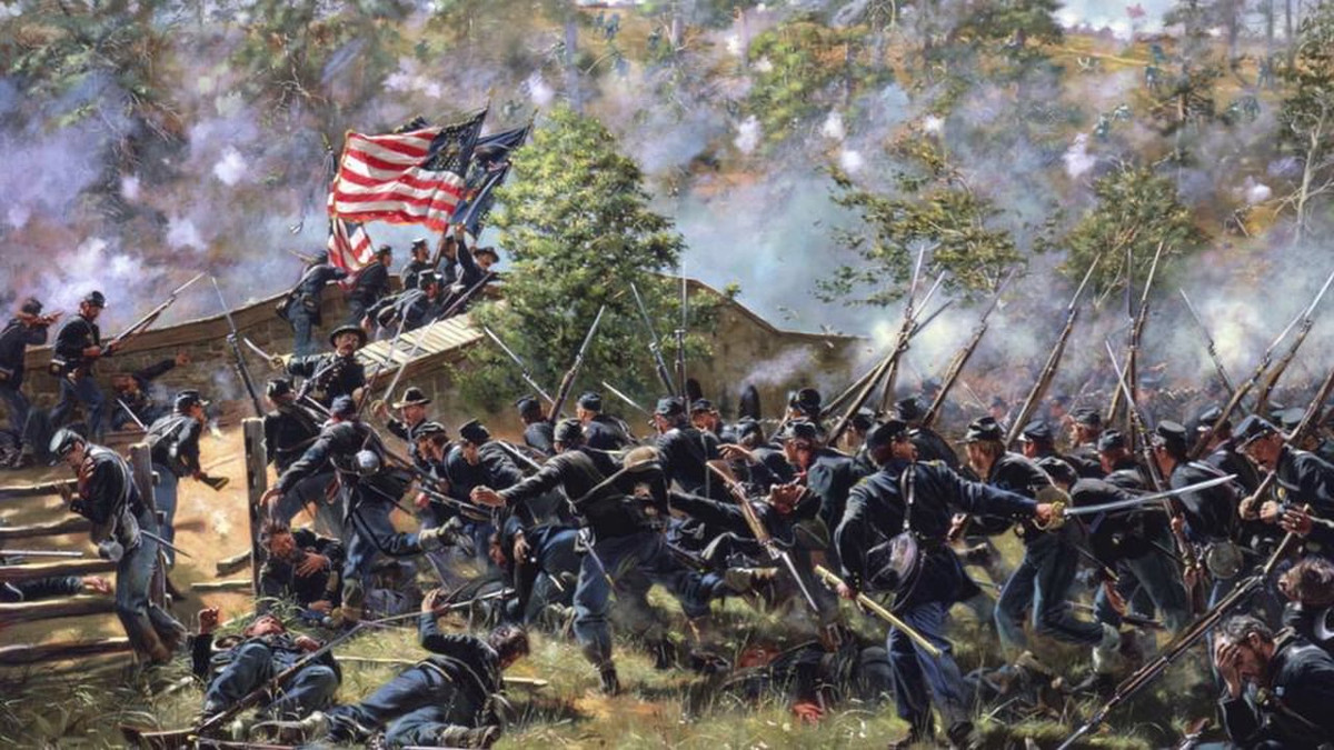 Mặc dù bị áp đảo gấp 2 lần về quân số nhưng phe miền Nam dưới sự chỉ huy của tướng Robert E. Lee không bị đẩy lùi, giữ được thế trận cân bằng với đối phương.