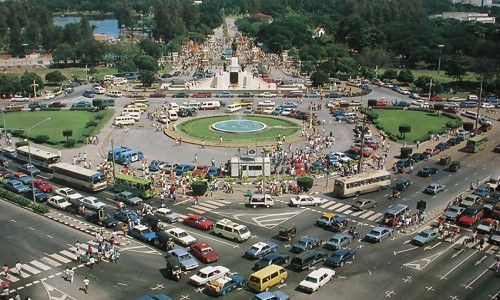 Khung cảnh sầm uất, náo nhiệt tại thủ đô Bangkok, Thái Lan năm 1988.