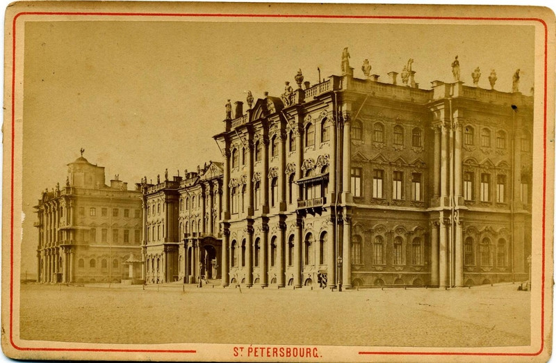 Một tòa nhà cổ kính ở thành phố St Petersburg.