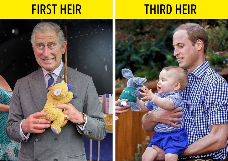 Thật vậy, Nữ hoàng Elizabeth II sinh 3 hoàng tử: Charles, Andrew và Edward tại cung điện Buckingham trong khi công chúa Anne chào đời tại Clarence House.