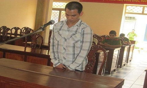 Bị cáo Huỳnh Hữu Hưởng.