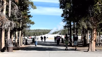 Trong thời gian suối Old Faithfu "thức giấc", nhiệt độ nước tại đó dao động trong khoảng 95 - 95,6 độ C.