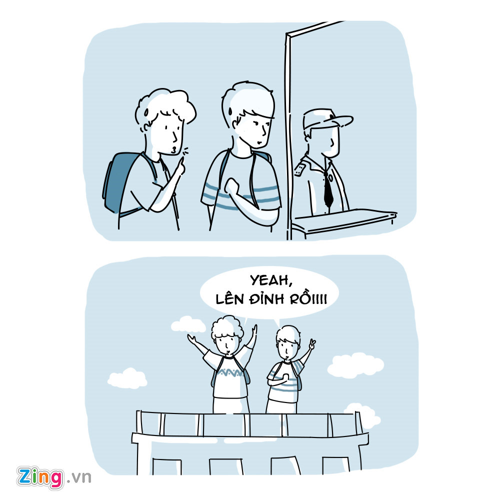 Nóc nhà cao tầng hay đỉnh tháp là những nơi dân thường không được phép lui tới. Bởi vậy, các "rooftopper" thường phải đột nhập trái phép bằng cách qua mặt lực lượng an ninh để tiến hành "tác nghiệp".