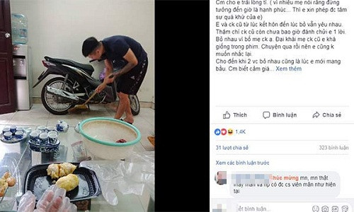 Tâm sự của bà mẹ 1 con gây bão mạng xã hội. Ảnh chụp màn hình.