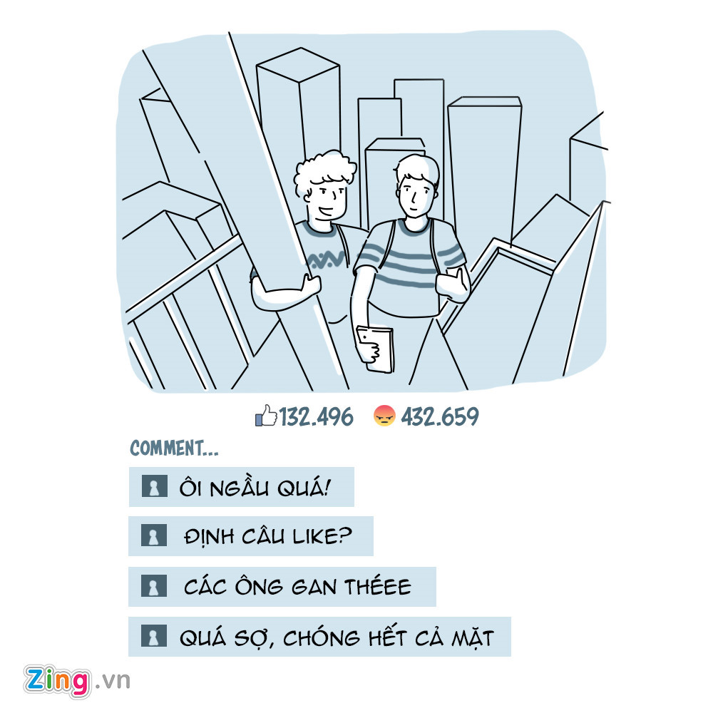 Vì thực hiện những hành động không phải ai cũng dám làm nên các bức ảnh, video như vậy luôn nhận được lượng tương tác cao trên mạng xã hội. Đó cũng là một trong những nguyên nhân chính khiến nhiều bạn trẻ không ngại mạo hiểm tính mạng để được tung hô.