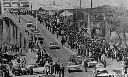 Cuộc diễu hành này cũng đánh dấu một bước ngoặt trong lịch sử đấu tranh dân quyền của nước Mỹ.