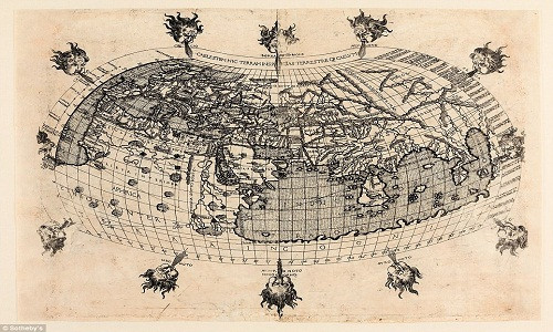 Đây là một trong những tấm bản đồ hiếm nằm trong bộ sưu tập của nhà địa lý học và nhà thiên văn học nổi tiếng Claudius Ptolemaeus. Tấm bản đồ này có niên đại vào thế kỷ 2.