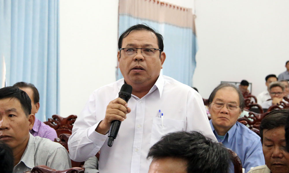 Ông Huỳnh Văn Tiền phản ánh bức xúc về dự án Sing Việt với Bí thư Nguyễn Thiện Nhân