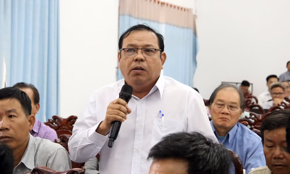 Ông Huỳnh Văn Tiền phản ánh bức xúc về dự án Sing Việt với Bí thư Nguyễn Thiện Nhân