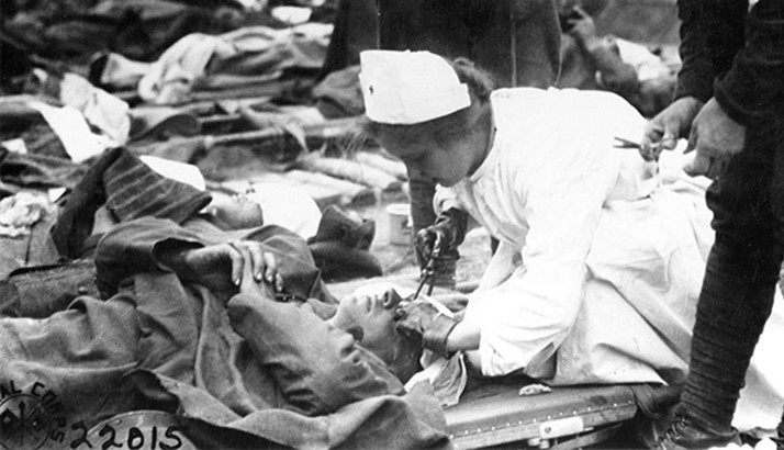 Không riêng Mỹ, một số nước khác cũng thành lập Hội Chữ thập Đỏ và có những đóng góp quan trọng Thế chiến 1.