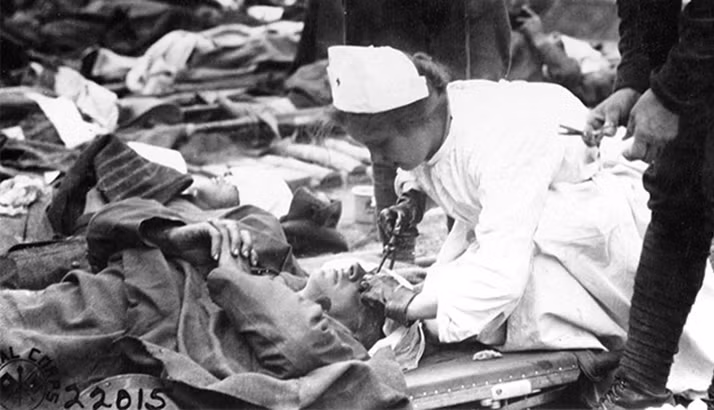 Không riêng Mỹ, một số nước khác cũng thành lập Hội Chữ thập Đỏ và có những đóng góp quan trọng Thế chiến 1.