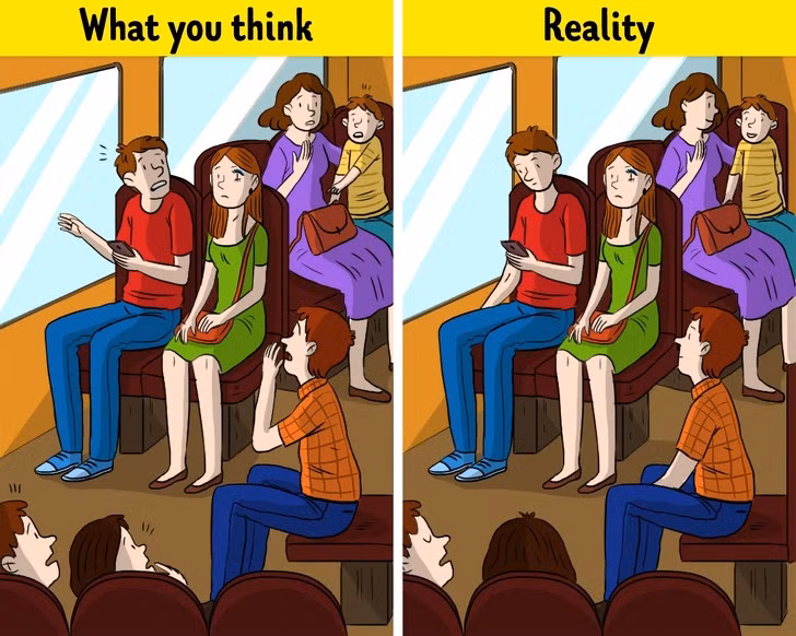 Một hiệu ứng mà nhiều người trải qua trong cuộc sống hàng ngày chính là có cảm giác dường như mọi người xung quanh đang nhìn chằm chằm vào bạn.