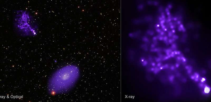 Kinh ngạc vệt khí nóng từ một cụm thiên hà khổng lồ Kinh ngac vet khi nong tu mot cum thien ha khong lo