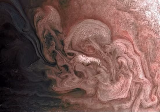 Ky thu hinh anh con bao xoay hinh hoa tren sao Moc