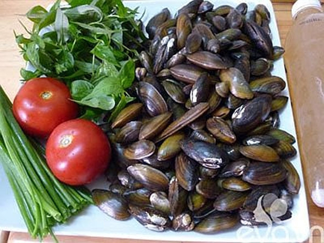 Trước khi chế biến thành món ăn, phi phải được ngâm trong nước muối hạt với độ mặn tương tự nước lợ trong một ngày hoặc một đêm để phi nhả hết cát. Ảnh vov.