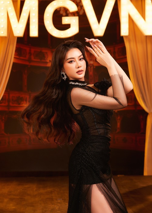 Nguyễn Hồng Diễm sở hữu gương mặt như búp bê. Cô cao 1m76, có số đo ba vòng 86-64-91 cm.