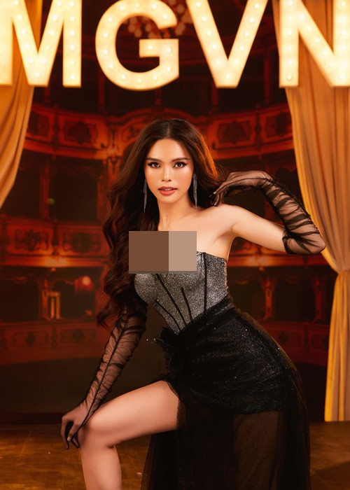 Nguyễn Thị Thu Hằng cao 1m7, có số đo ba vòng 85-61-87 cm.