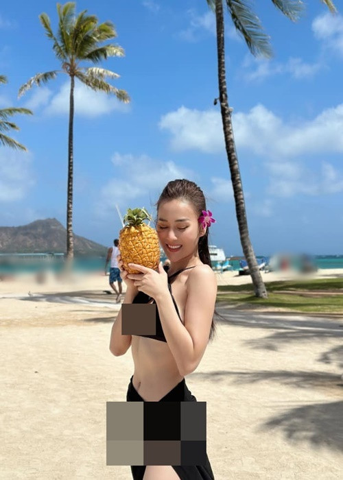 Phương Oanh khoe dáng gợi cảm ở trời Tây hậu đám cưới Phuong Oanh khoe dang goi cam o troi Tay hau dam cuoi