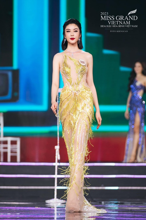 Nguyễn Hồng Diễm sở hữu gương mặt như búp bê. Cô cao 1m76, có số đo ba vòng 86-64-91 cm. Người đẹp Cao Bằng từng lọt top 5 Hoa hậu các dân tộc Việt Nam 2022. Trước chung kết Hoa hậu Hòa bình Việt Nam 2023, Hồng Diễm lọt top 5 Người đẹp trình diễn bikini đẹp nhất.