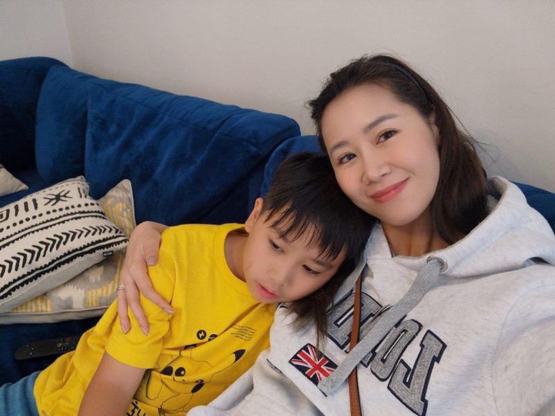 Con trai Dương Thùy Linh năm nay 12 tuổi, tên thân mật là Tót.
