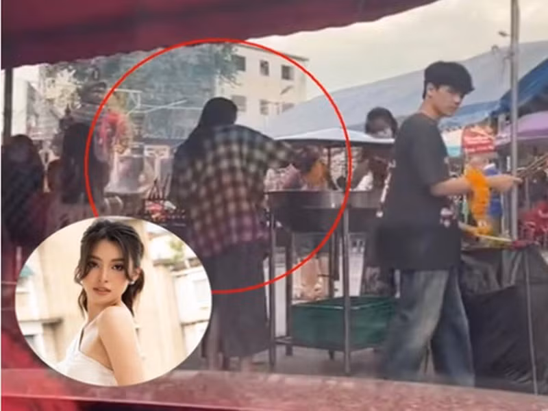 Cư dân mạng Thái Lan còn tung clip cô gái được cho là Tiểu Vy đang mặc áo giống của Nicky. Ảnh: Gia Đình Online.