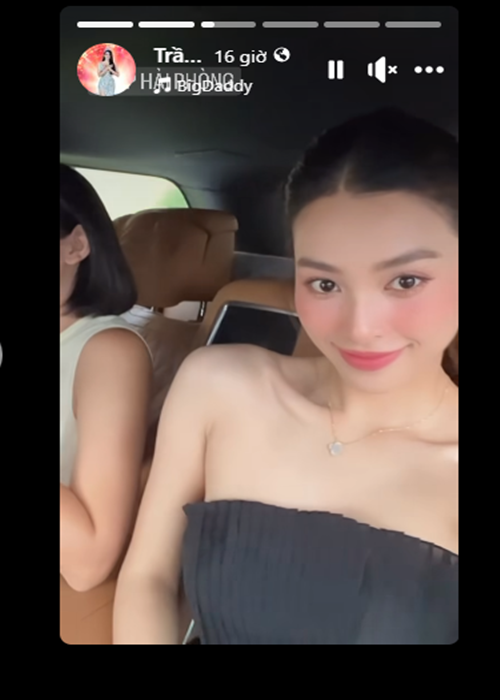 Không lên tiếng về tin đồn tình cảm với Nicky Nachat, Tiểu Vy khoe loạt ảnh vui vẻ tham gia sự kiện. Ảnh chụp màn hình.