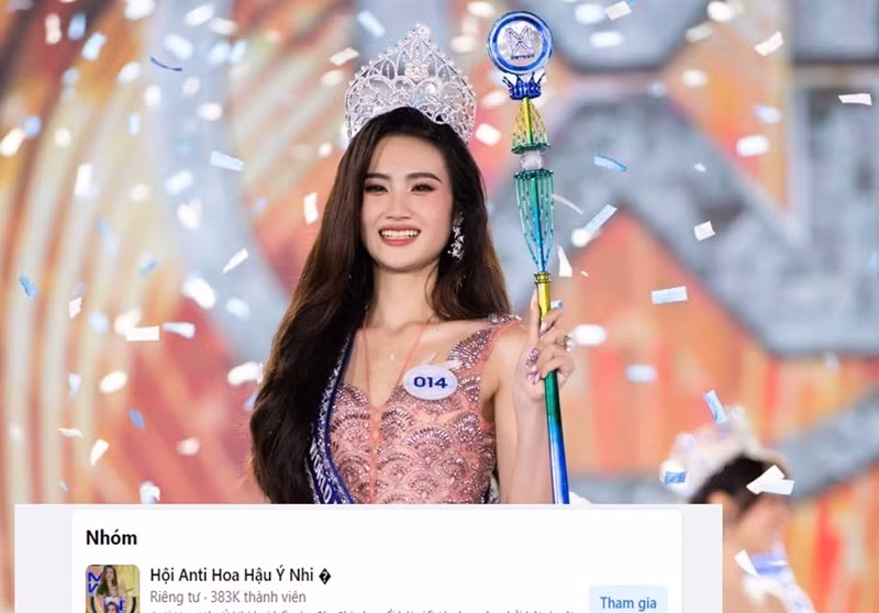 Vì liên tục vạ miệng, Ý Nhi bị lập nhóm antifan. Sau hai lần xin lỗi vì ồn ào, người đẹp im hơi lặng tiếng. Mới đây, đại diện ban tổ chức Miss World Vietnam cho biết, sức khỏe và tinh thần của Ý Nhi bị đe dọa nghiêm trọng vì antifan. Ảnh: Đời Sống Pháp Luật.