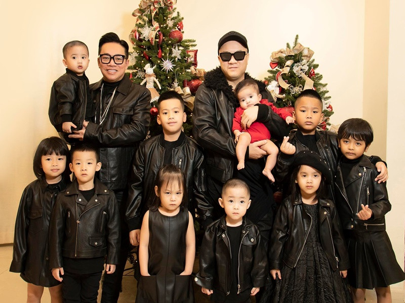 10 người con nuôi của Đỗ Mạnh Cường đều đang còn nhỏ. Ảnh: FBNV.