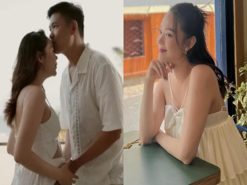 Vợ chồng Minh Hằng chào đón con trai đầu lòng gia nhập tổ ấm sau hơn 1 năm làm đám cưới. Ảnh: Saostar.