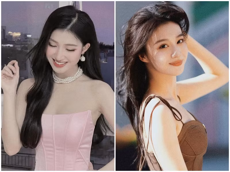 Cả hai sở hữu làn da trắng hồng, mịn màng, gương mặt thanh tú với nụ cười tỏa nắng. Ảnh: FBNV, Weibo.