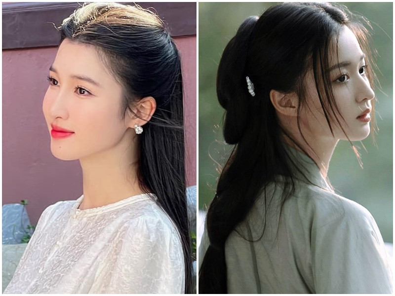 Góc nghiêng xinh đẹp của Phương Nhi và Vương Sở Nhiên. Ảnh: Elle, FBNV.