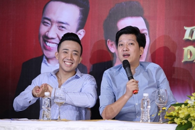 Trấn Thành và Trường Giang hiện tại hiếm khi đứng chung sân khấu. Ảnh: Dân Việt.