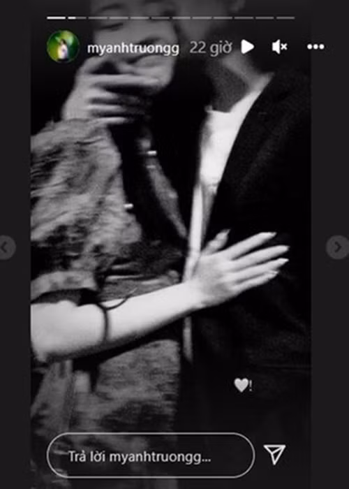 Con gái Mỹ Linh lần đầu xác nhận hẹn hò vũ công Quốc Tít vào tháng 11/2022. Ảnh: Instagram.