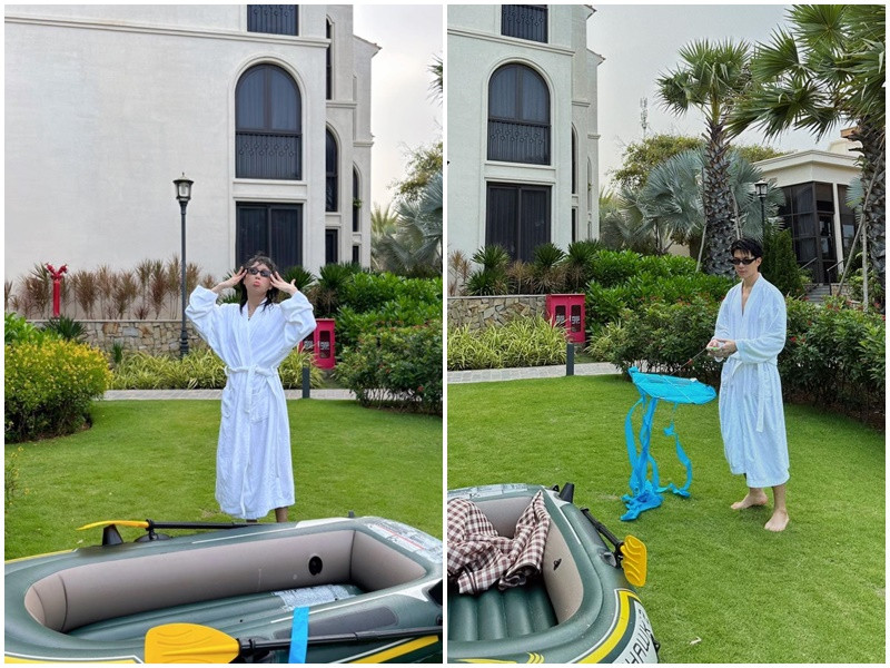 Diệu Nhi và Anh Tú thường xuyên đi du lịch. Ảnh: FBNV.