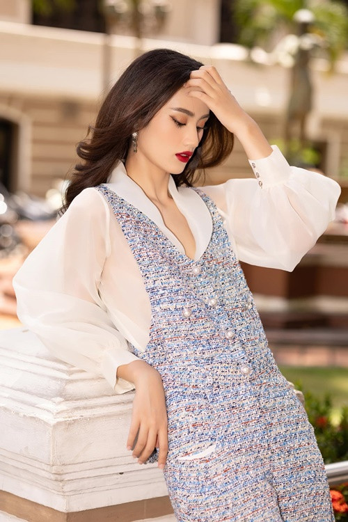 Ý Nhi gửi lời xin lỗi đến khán giả vì những sai sót của mình. Tuy nhiên, sau ồn ào phát ngôn kể tên ba người nổi tiếng ở Bình Định, người đẹp giữ im lặng, khóa trang cá nhân. Ảnh: Fanpage.