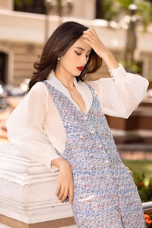 Ý Nhi gửi lời xin lỗi đến khán giả vì những sai sót của mình. Tuy nhiên, sau ồn ào phát ngôn kể tên ba người nổi tiếng ở Bình Định, người đẹp giữ im lặng, khóa trang cá nhân. Ảnh: Fanpage.