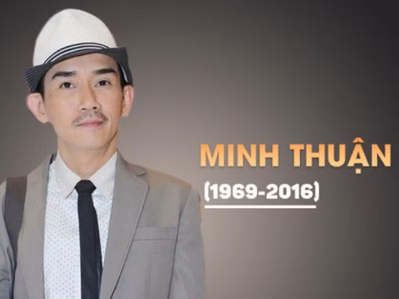 Năm 2016, ca sĩ, diễn viên Minh Thuận ra đi ở tuổi 47 vì bệnh ung thư phổi. Ảnh: Pháp Luật TP HCM.